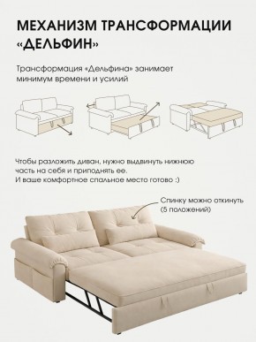 Диван-кровать ЛУНО 160см в Купино - kypino.mebelnovo.ru | фото