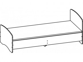 кровать 1-спальная без ящиков Город SV в Купино - kypino.mebelnovo.ru | фото
