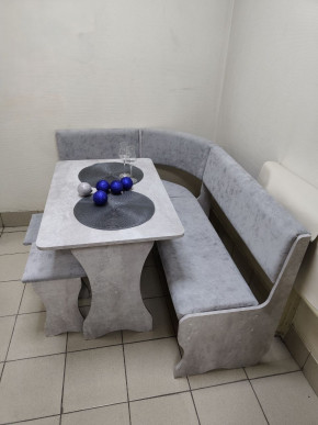 Кухонный уголок Миссия V велюр (цемент) в Купино - kypino.mebelnovo.ru | фото