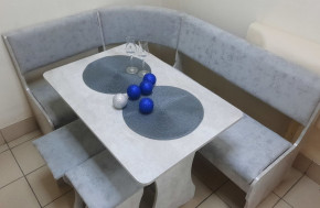 Кухонный уголок Миссия V велюр (цемент) в Купино - kypino.mebelnovo.ru | фото