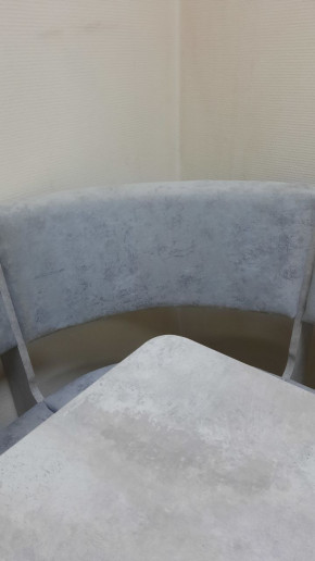 Кухонный уголок Миссия V велюр (цемент) в Купино - kypino.mebelnovo.ru | фото